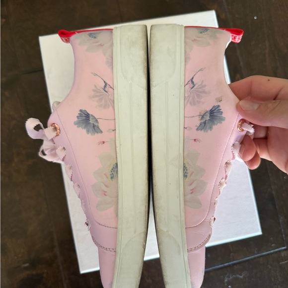 Ted baker Pink Floral Sneakers - Picture 2 of 9